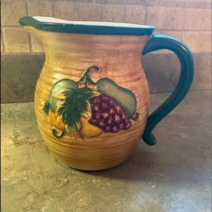 Tuscany Themed Beverage Pitcher